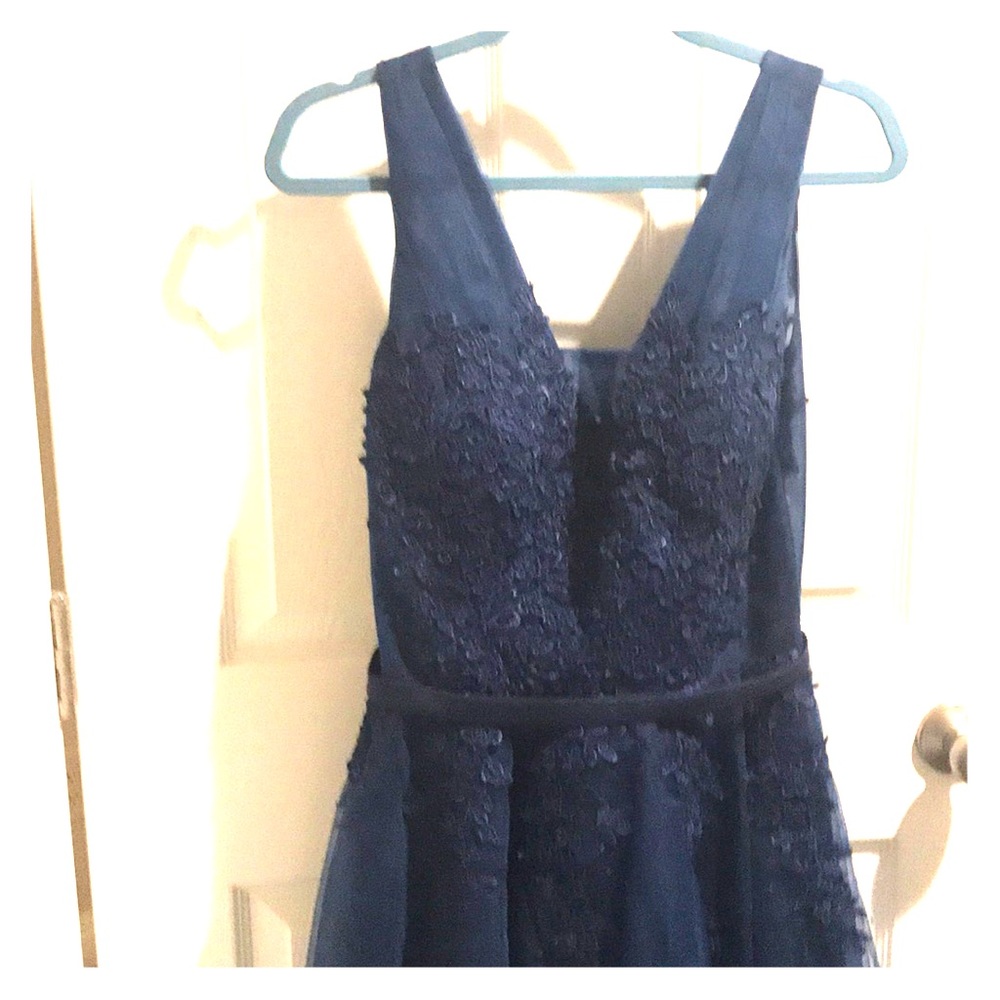 Navy blue formal dress